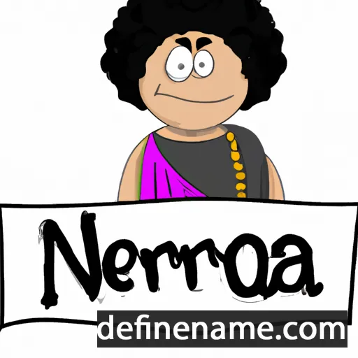 cartoon of the name Neronas