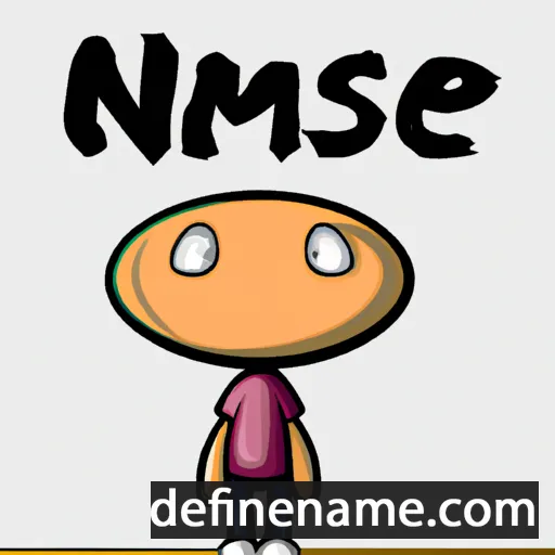 cartoon of the name Nesime