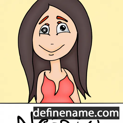 cartoon of the name Nesrin