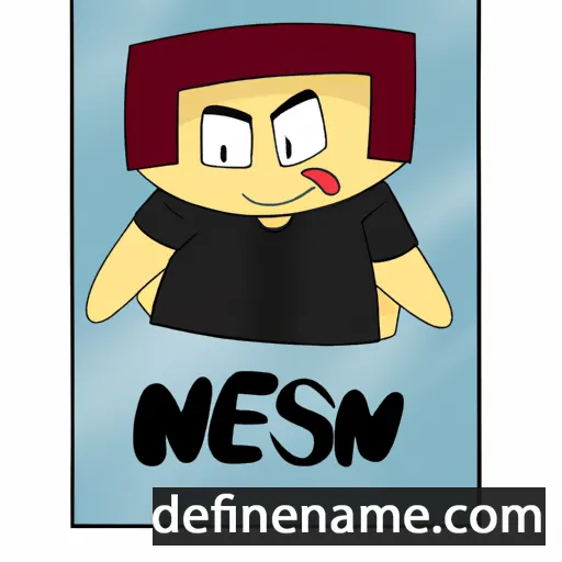 cartoon of the name Nessan