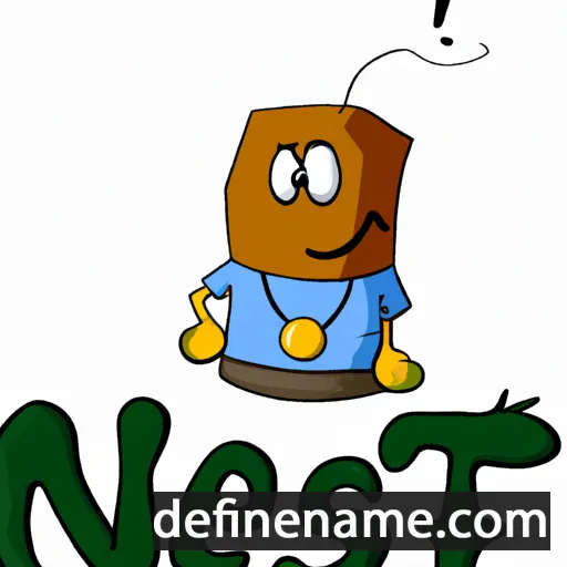 cartoon of the name Neste