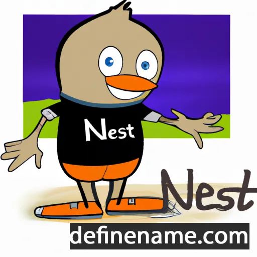 cartoon of the name Nestu