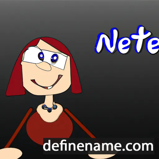 cartoon of the name Nette