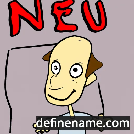 cartoon of the name Neu