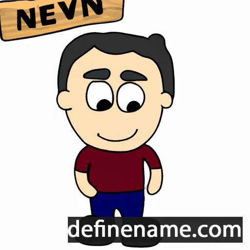 cartoon of the name Nevfidan