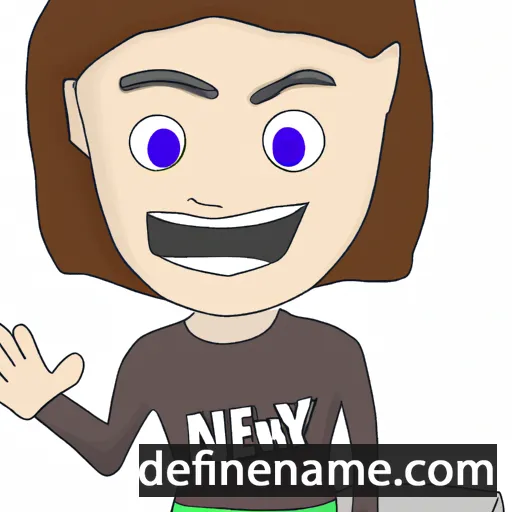 cartoon of the name Neway