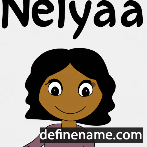 cartoon of the name Neyla