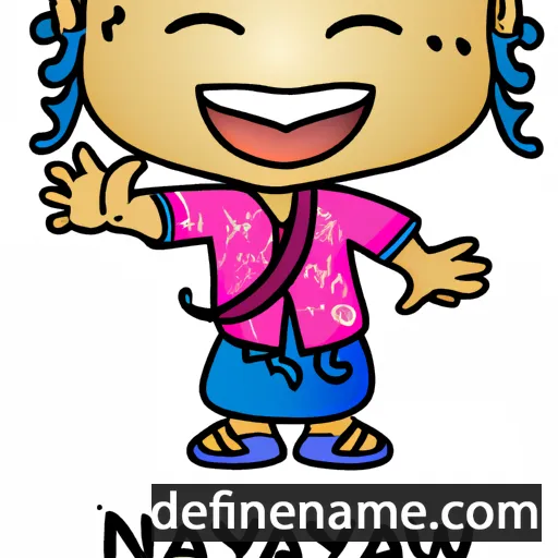 cartoon of the name Ngayaw