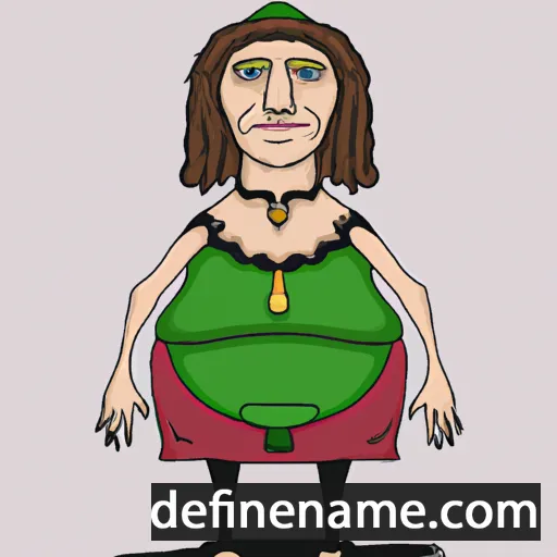 Ngeshtin-ana cartoon