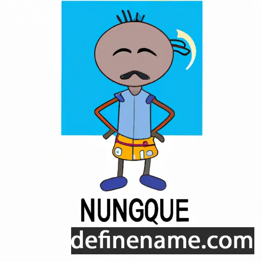 cartoon of the name Nguluwe