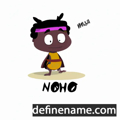 cartoon of the name Nhoro