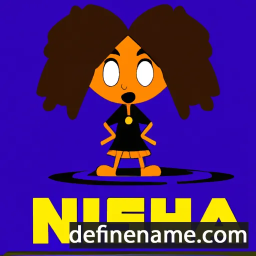 cartoon of the name Niasha