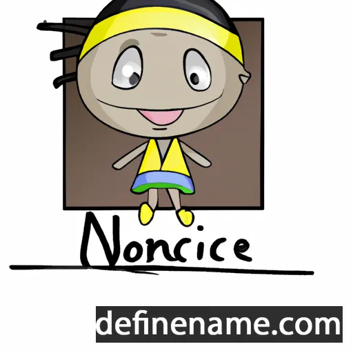 cartoon of the name Nicanore