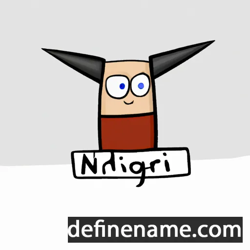 cartoon of the name Níðingr