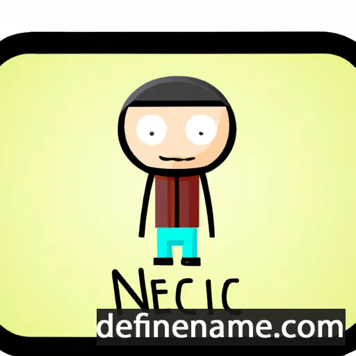 cartoon of the name Nicermenic