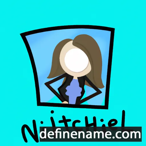 cartoon of the name Nicholette