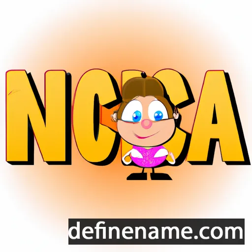 cartoon of the name Nickia