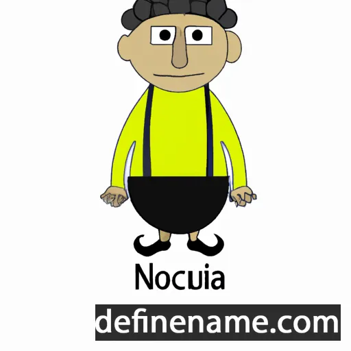 cartoon of the name Nicolaua