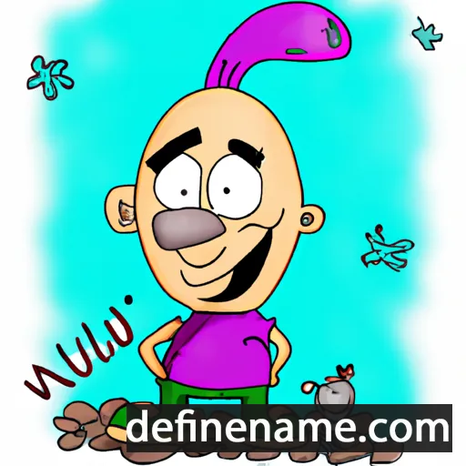 cartoon of the name Nicolinu