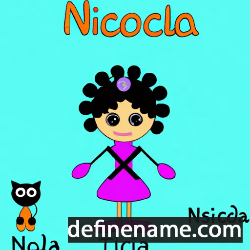 cartoon of the name Nicolosa