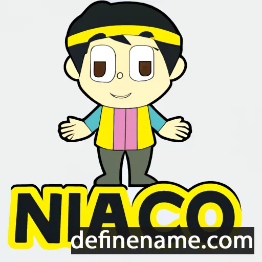 cartoon of the name Nicomaco