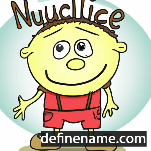 cartoon of the name Niculaie