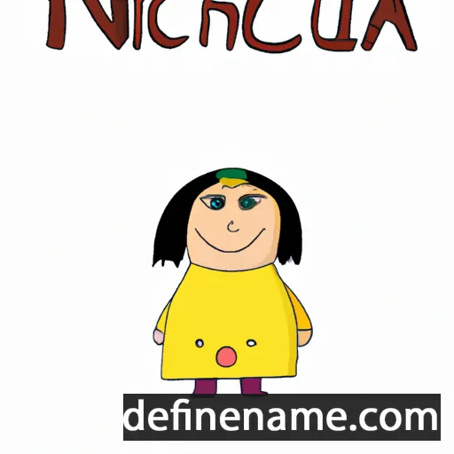 cartoon of the name Niculina