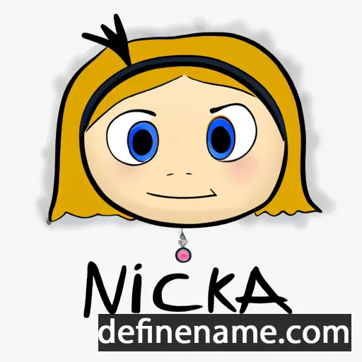 cartoon of the name Niczka