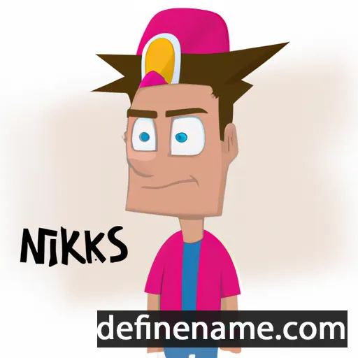 cartoon of the name Nikaios