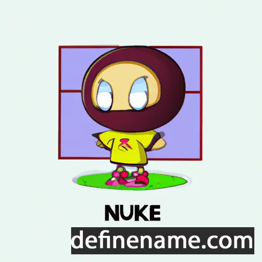 cartoon of the name Nikaure