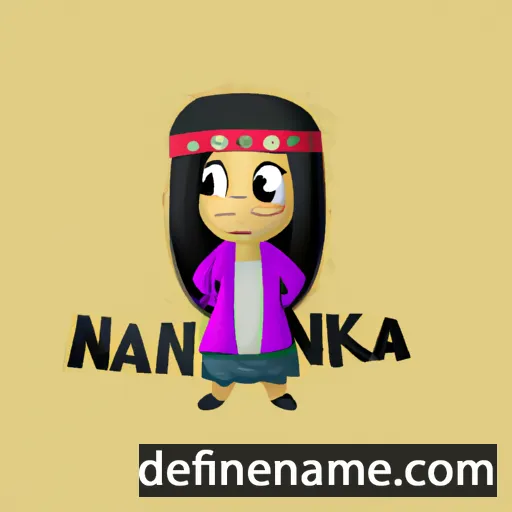 cartoon of the name Nikawenna:a