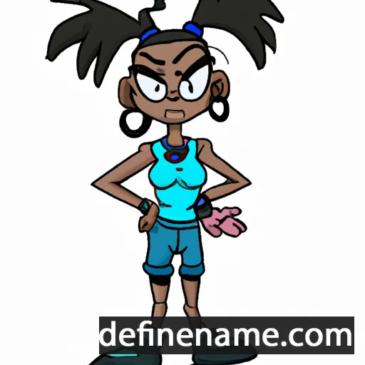 cartoon of the name Nikia