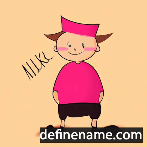 cartoon of the name Niklái