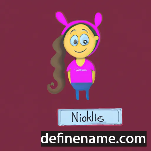 cartoon of the name Nikolija