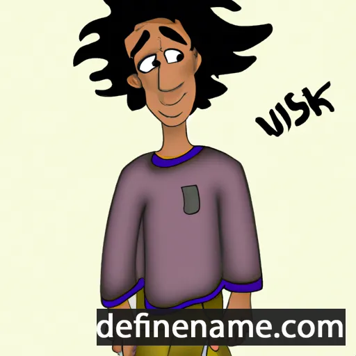 cartoon of the name Nikul