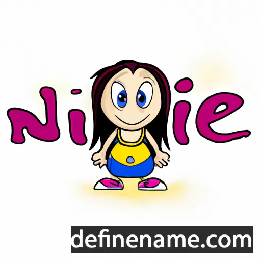 cartoon of the name Nilce