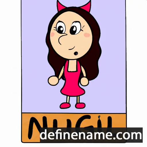 cartoon of the name Nilgün