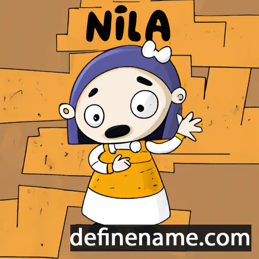 Nillá cartoon