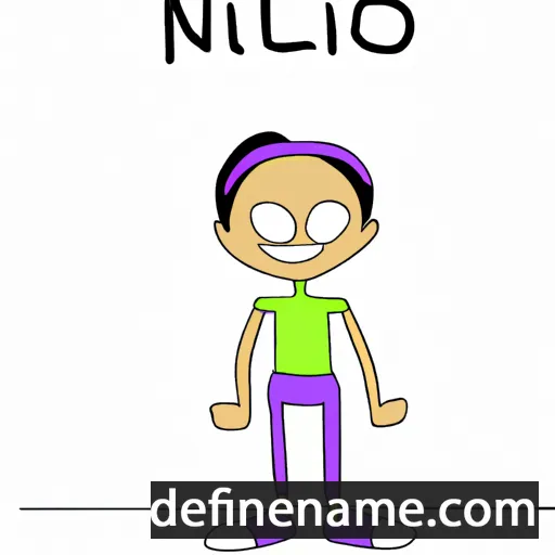 cartoon of the name Nilofull