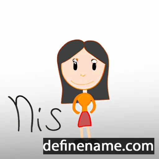 cartoon of the name Nilsa