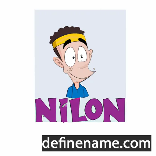 cartoon of the name Nilton