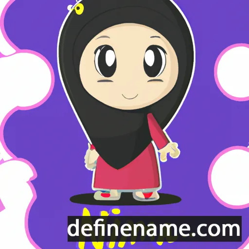 cartoon of the name Nimah