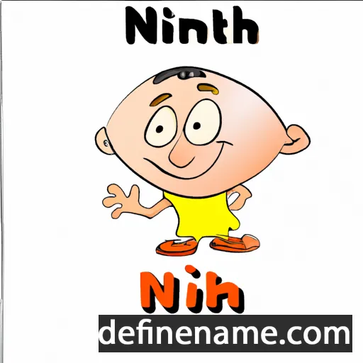 cartoon of the name Nimith