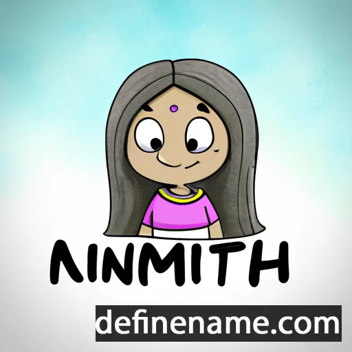 cartoon of the name Nimitha