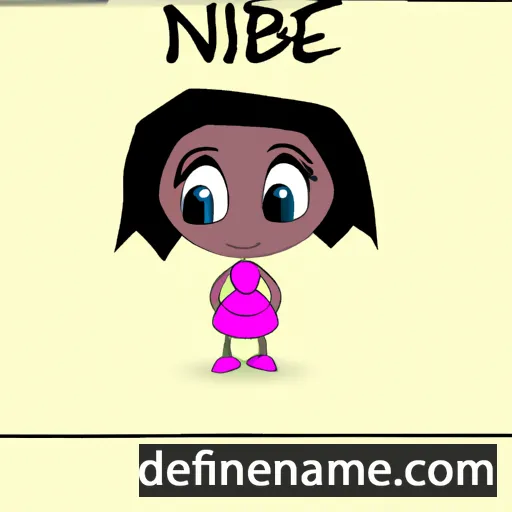 cartoon of the name Ninbe