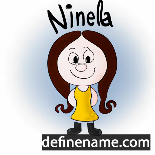 cartoon of the name Ninela