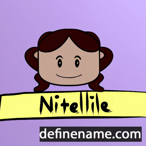 cartoon of the name Ninelle