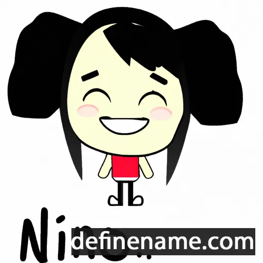 cartoon of the name Ninoi