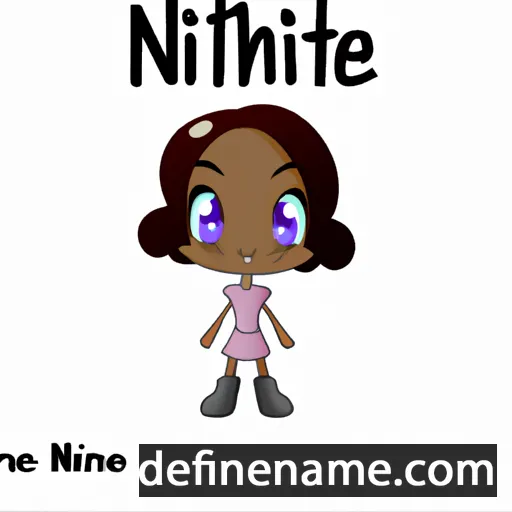 cartoon of the name Ninthe