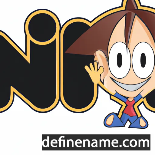 cartoon of the name Nio